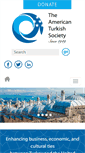 Mobile Screenshot of americanturkishsociety.org