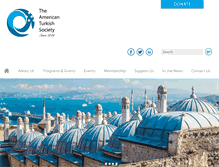 Tablet Screenshot of americanturkishsociety.org